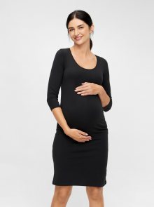 Černé těhotenské šaty Mama.licious