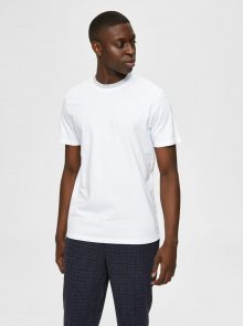 Bílé basic tričko Selected Homme