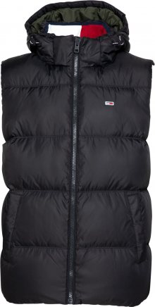 Tommy Jeans Vesta černá