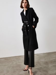 Černý dámský kabát Trendyol - XL