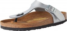 BIRKENSTOCK Žabky \'Gizeh\' stříbrná