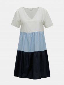 Bílo-modré šaty Jacqueline de Yong Tate