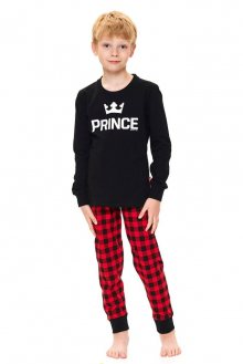 Chlapecké pyžamo Prince černé  110