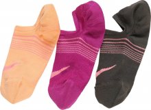 NIKE Sportovní ponožky mix barev / tmavě šedá / pastelově oranžová / eosin / růžová