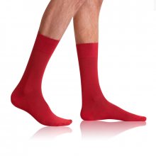 Pánské ponožky BAMBUS COMFORT SOCKS - Bambusové klasické pánské ponožky - oranžová