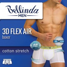 Pánské boxerky 3D FLEX AIR BOXER - Pánské boxerky s 3D flex bavlnou vhodné pro sport - modrá