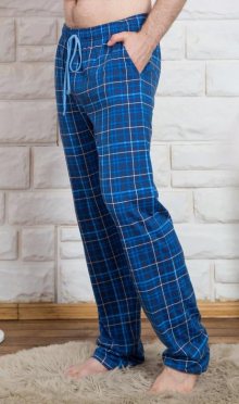 Pánské pyžamové kalhoty Jakub | modrá | 2XL