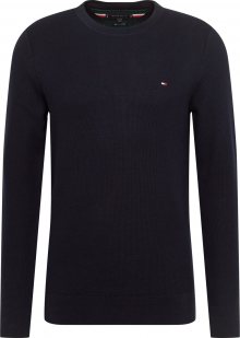 TOMMY HILFIGER Svetr \'HONEYCOMB\' námořnická modř