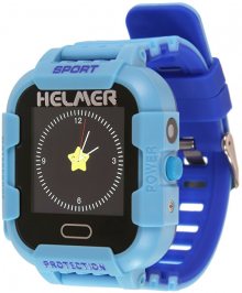 Helmer Chytré dotykové hodinky s GPS lokátorem a fotoaparátem - LK 708 modré - SLEVA