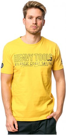Heavy Tools Pánské triko Militar yellow C3S20117YE L