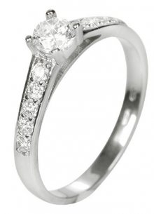 Brilio Dámský prsten s krystaly 229 001 00668 07 51 mm