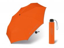 United Colors of Benetton Super Mini Tangerine - oranžový deštník s šedým lemem - Oranžová