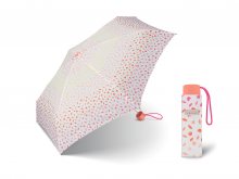 ESPRIT Petito Ditsy Florals pink dámský mini deštník - Oranžová