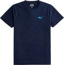 HOLLISTER Tričko námořnická modř