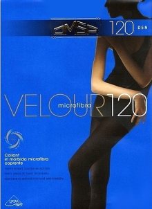 Dámské punčochové kalhoty Velour 120 den - Omsa černá 4-L