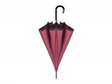 Cachemir Dogtooth luxusní dámský deštník s dvojitým potahem - Vínová