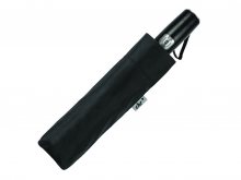 Cachemir Leather pánský plně automatický skládací deštník - Černá