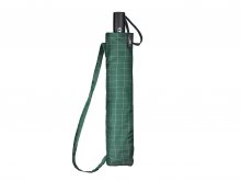 Cachemir Golf Check skládací golfový deštník s popruhem přes rameno - Zelená