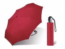 ESPRIT Red dámský plně automatický skládací deštník - Červená