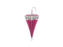 Cachemir Floral dámský holový deštník - Růžová