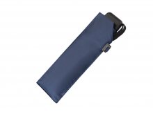 Doppler Carbonsteel SLIM UNI modrý odlehčený skládací plochý deštník - Modrá