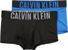Calvin Klein Underwear Boxerky černá / bílá / královská modrá