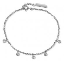 JVD Stříbrný náramek s čirými zirkony SVLB0364SH2BI17