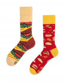 Many Mornings barevné ponožky Fast Food - 35-38