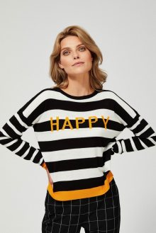 Moodo pruhovaný svetr Happy - XS