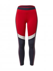 Tommy Sport Sportovní kalhoty červená / bílá / noční modrá