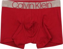 Calvin Klein Underwear Boxerky stříbrná / vínově červená