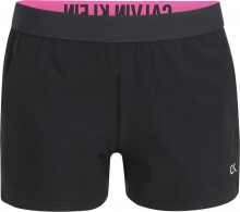 Calvin Klein Performance Sportovní kalhoty \'WOVEN SHORT\' pink / černá