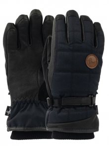 POW Ravenna black zimní prstové rukavice - černá