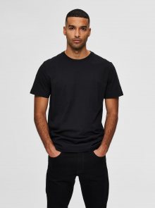Černé basic tričko Selected Homme
