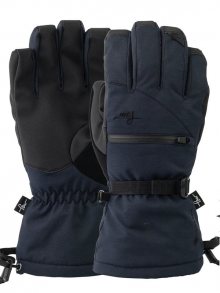 POW Cascadia GTX Long Gl black zimní prstové rukavice - černá