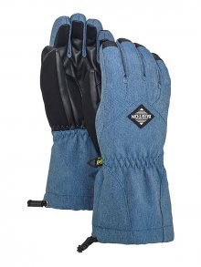 Burton PROFILE light denim dětské zimní prstové rukavice - modrá