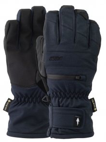 POW Wayback GTX Short Gl black pánské zimní prstové rukavice - černá