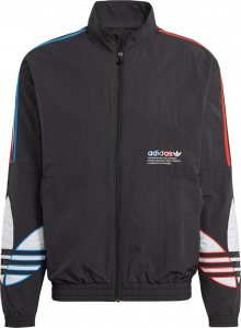 ADIDAS ORIGINALS Sportovní bunda černá / bílá / světlemodrá / světle červená