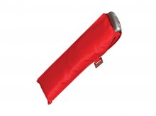 Doppler Carbonsteel SLIM UNI červený odlehčený skládací plochý deštník - Červená
