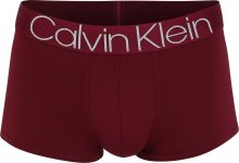 Calvin Klein Underwear Boxerky bordó / bílá