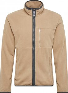 Only & Sons Fleecová mikina \'DAVIS\' světle hnědá / tmavě šedá