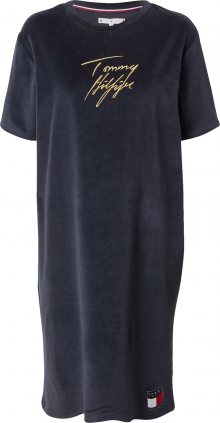 Tommy Hilfiger Underwear Noční košilka tmavě modrá / zlatá