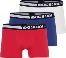 Tommy Hilfiger Underwear Boxerky \'3P Trunk\' bílá / tmavě modrá / červená