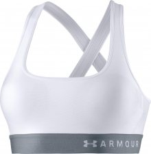 UNDER ARMOUR Sportovní podprsenka bílá / tmavě šedá