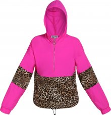 myMo ATHLSR Sportovní bunda pink / hnědá / černá / starobéžová