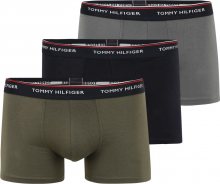 Tommy Hilfiger Underwear Boxerky khaki / tmavě šedá / černá