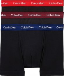 Calvin Klein Underwear Boxerky černá / modrá / červená / merlot
