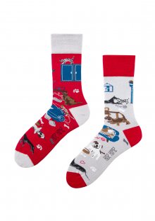 Ponožky Pes s kočkou - Spox Sox originál 40-43