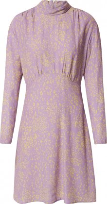 Closet London Šaty světle fialová / žlutá