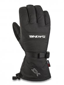 Dakine SCOUT black pánské zimní prstové rukavice - černá